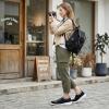 image:imagekonhill Womens Walking Shoes Slip On Sneakers Lightweight Comfort Mesh Ideal Mom Gifts for Mothers Day0637 Black