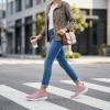 image:imagekonhill Womens Walking Shoes Slip On Sneakers Lightweight Comfort Mesh Ideal Mom Gifts for Mothers Day0701 Mauve