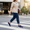 image:imagekonhill Womens Walking Shoes Slip On Sneakers Lightweight Comfort Mesh Ideal Mom Gifts for Mothers Day6701 Dark Blue