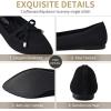 image:imagekonhill Womens Bellet Flats Pointed Toe Dress Knit Loafer Flats Comfortable Fashion Elegant Slip On Shoes fit for Casual amp OfficeA Black