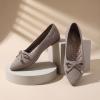 image:imagekonhill Womens Bellet Flats Pointed Toe Dress Knit Loafer Flats Comfortable Fashion Elegant Slip On Shoes fit for Casual amp OfficeA Khaki