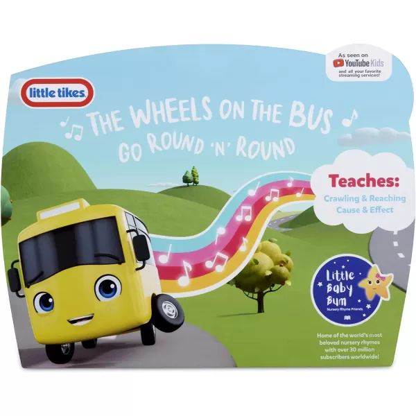 Little Tikes Little Baby Bum Wigglin Wheels On The Bus Official Plush ToyStandard