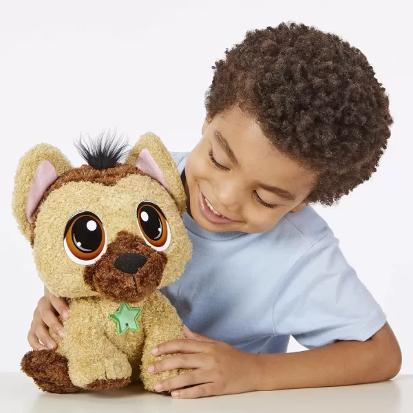 Little Tikes Rescue Tales Adoptable German Shepherd Interactive Plush Pet Toy Multicolor