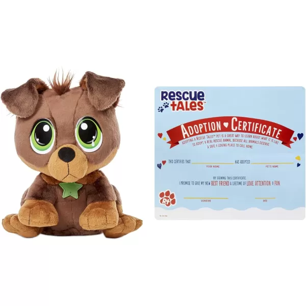 Little Tikes Rescue Tales Adoptable Pet Rottweiler Interactive Plush Pet Toy Multicolor