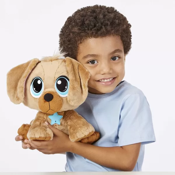 Little Tikes Rescue Tales Golden Retriever Adoptable Pet Cuddly Interactive Toy Soft Plush Stuffed Animal Wags Tail Puppy Sounds Doghouse Playset Gifts for Kids Toys for Girls Boys Ages 3 4 5