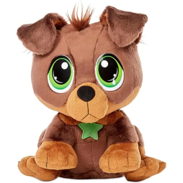 Little Tikes Rescue Tales Adoptable Pet Rottweiler Interactive Plush Pet Toy Multicolor