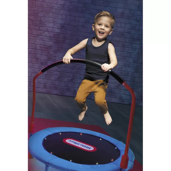 Little Tikes LightUp 3foot Trampoline with Folding Handle for Kids Ages 3 to 6Trampoline