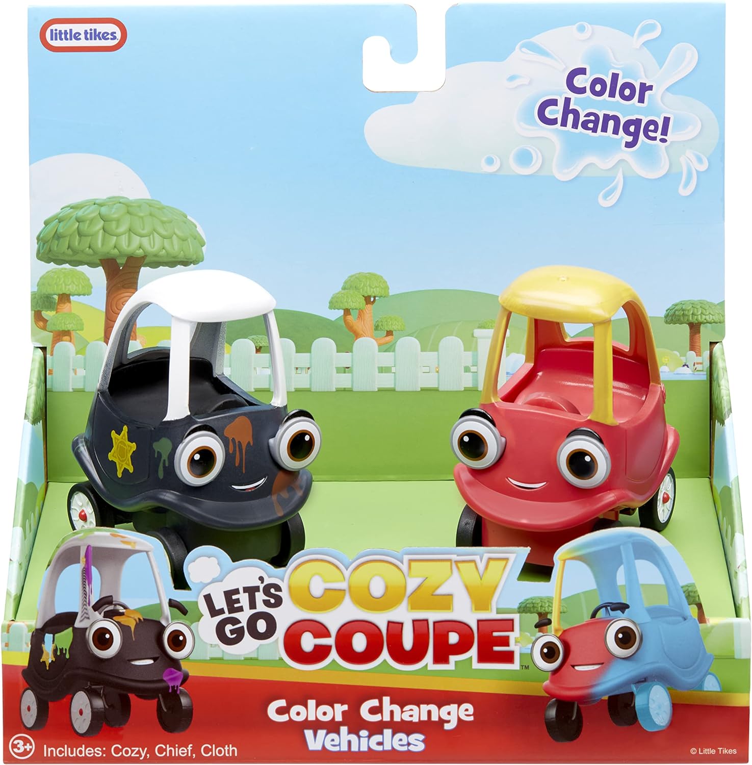 Little Tikes Lets Go Cozy Coupe 2pk Mini Color Change Vehicles for Tabletop or Floor Push Play Car Fun and Color Change for Toddlers Boys Girls 3 Years RedLittle Tikes Lets Go Cozy Coupe 2pk Mini Color Change Vehicles for Tabletop or Floor Push Play Car Fun and Color Change for Toddlers Boys Girls 3 Years Red