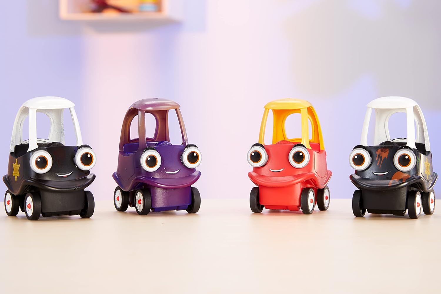 Little Tikes Lets Go Cozy Coupe 2pk Mini Color Change Vehicles for Tabletop or Floor Push Play Car Fun and Color Change for Toddlers Boys Girls 3 Years RedLittle Tikes Lets Go Cozy Coupe 2pk Mini Color Change Vehicles for Tabletop or Floor Push Play Car Fun and Color Change for Toddlers Boys Girls 3 Years Red
