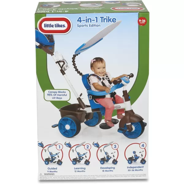 Little Tikes 4in1 Trike Ride On BlueWhite Sports EditionLittle Tikes 4in1 Trike Ride On BlueWhite Sports Edition