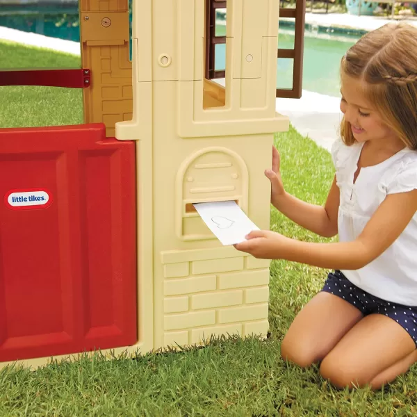 Little Tikes Cape Cottage Playhouse with Working Door Windows and Shutters  Tan Toddlers Ages 2 YearsPlayhouse