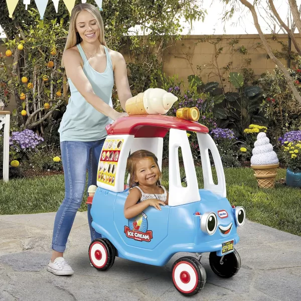 Little Tikes Cozy Ice Cream Truck Coupe Ride On Car Kid and Parent Powered Truck Music Including Accessories Gift for Kids Toy Girls Boys Ages 15 to 5 Years OldLittle Tikes Cozy Ice Cream Truck Coupe Ride On Car Kid and Parent Powered Truck Music Including Accessories Gift for Kids Toy Girls Boys Ages 15 to 5 Years Old