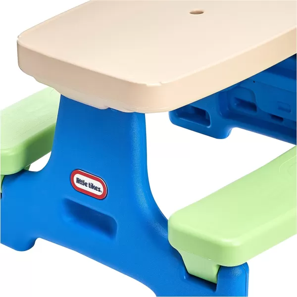 Little Tikes Easy Store Jr Kid Picnic Play Table BluegreenPlay Table