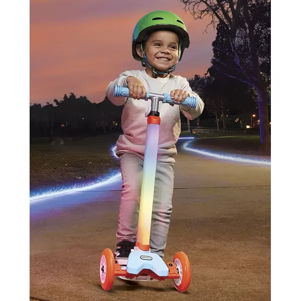 Little Tikes Glow Stick 3 Wheel Kick Scooter with Light Patterns Ages 25 YearsLittle Tikes Glow Stick 3 Wheel Kick Scooter with Light Patterns Ages 25 Years