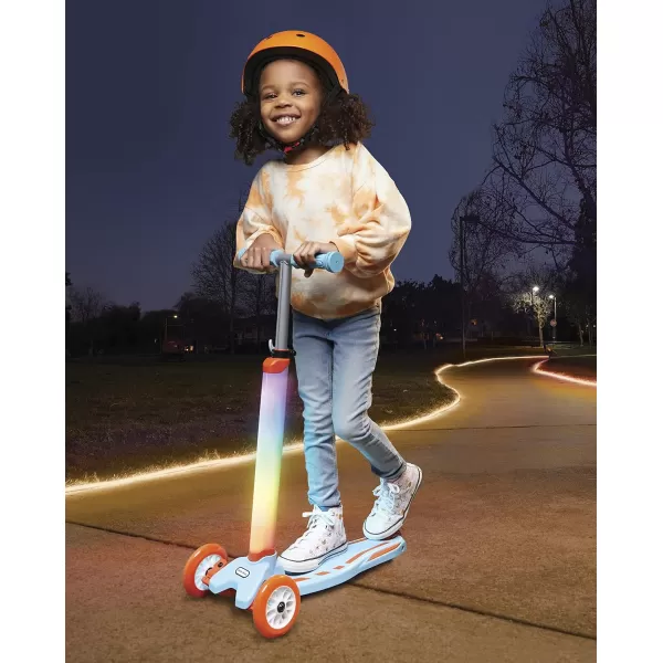 Little Tikes Glow Stick 3 Wheel Kick Scooter with Light Patterns Ages 25 YearsLittle Tikes Glow Stick 3 Wheel Kick Scooter with Light Patterns Ages 25 Years