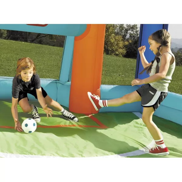 Little Tikes Huge Inflatable Backyard Soccer amp Basketball Court for Multiple Kids Blower with GFCI PlugLittle Tikes Huge Inflatable Backyard Soccer amp Basketball Court for Multiple Kids Blower with GFCI Plug