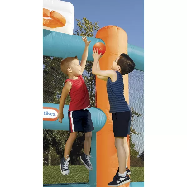 Little Tikes Huge Inflatable Backyard Soccer amp Basketball Court for Multiple Kids Blower with GFCI PlugLittle Tikes Huge Inflatable Backyard Soccer amp Basketball Court for Multiple Kids Blower with GFCI Plug