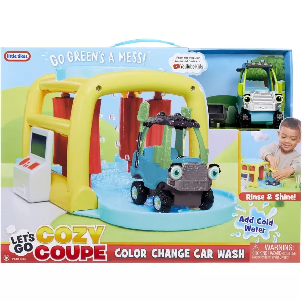 Little Tikes Lets Go Cozy Coupe Color Change Carwash with Push and Play Vehicle for Kids Boys Girls 3 and upLittle Tikes Lets Go Cozy Coupe Color Change Carwash with Push and Play Vehicle for Kids Boys Girls 3 and up