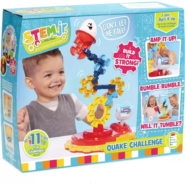 Little Tikes STEM Jr Quake Challenge Set 19 Pieces 11 Challenges MulticolorQuake Challenge