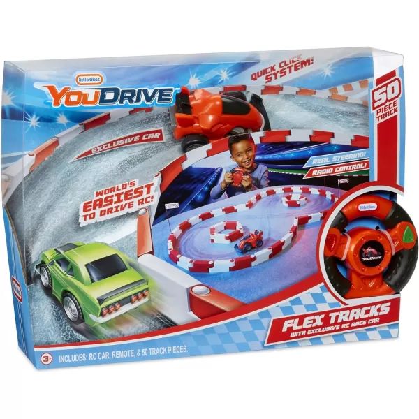 Little Tikes YouDrive Flex Tracks Red Race Car wEasy Steering RC MulticoloredLittle Tikes YouDrive Flex Tracks Red Race Car wEasy Steering RC Multicolored