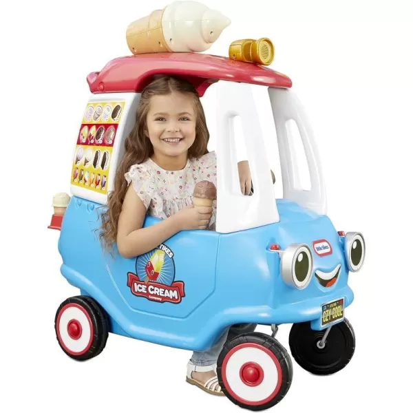 Little Tikes Cozy Ice Cream Truck Coupe Ride On Car Kid and Parent Powered Truck Music Including Accessories Gift for Kids Toy Girls Boys Ages 15 to 5 Years OldLittle Tikes Cozy Ice Cream Truck Coupe Ride On Car Kid and Parent Powered Truck Music Including Accessories Gift for Kids Toy Girls Boys Ages 15 to 5 Years Old