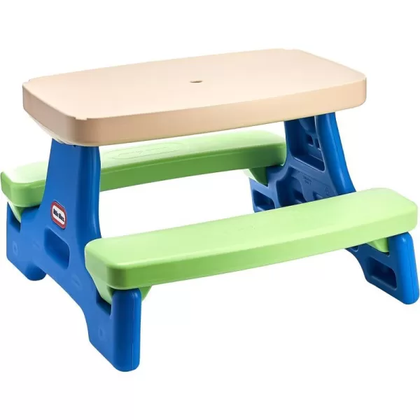 Little Tikes Easy Store Jr Kid Picnic Play Table BluegreenPlay Table