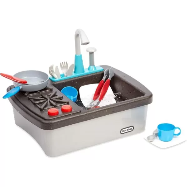Little Tikes First Sink amp Stove Realistic Pretend Play Kitchen Appliance for Kids Includes 13 Cooking Accessories Ages 3 MultiColorLittle Tikes First Sink amp Stove Realistic Pretend Play Kitchen Appliance for Kids Includes 13 Cooking Accessories Ages 3 MultiColor