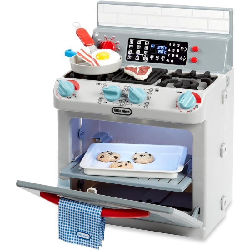 Little Tikes First Oven Realistic Pretend Play Appliance for Kids Play Kitchen with 11 Accessories and Realistic Cooking Sounds Unique Toy MultiColor Ages 2Little Tikes First Oven Realistic Pretend Play Appliance for Kids Play Kitchen with 11 Accessories and Realistic Cooking Sounds Unique Toy MultiColor Ages 2