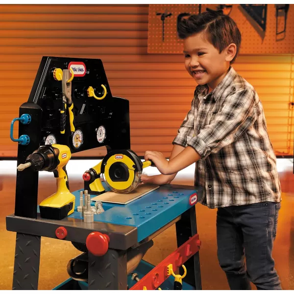 Little Tikes 2in1 Buildin to Learn MotorWood Shop Auto and Wood Workshop with 50 Realistic Accessories Kids 3Little Tikes 2in1 Buildin to Learn MotorWood Shop Auto and Wood Workshop with 50 Realistic Accessories Kids 3