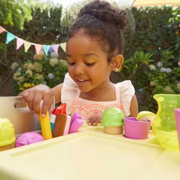 Little Tikes 2in1 Lemonade and Ice Cream Stand with 25 Accessories and Chalkboard For Kids Ages 2 plusStand