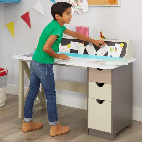 Little Tikes Chalkboard Desk with no Chair MulticoloredLittle Tikes Chalkboard Desk with no Chair Multicolored