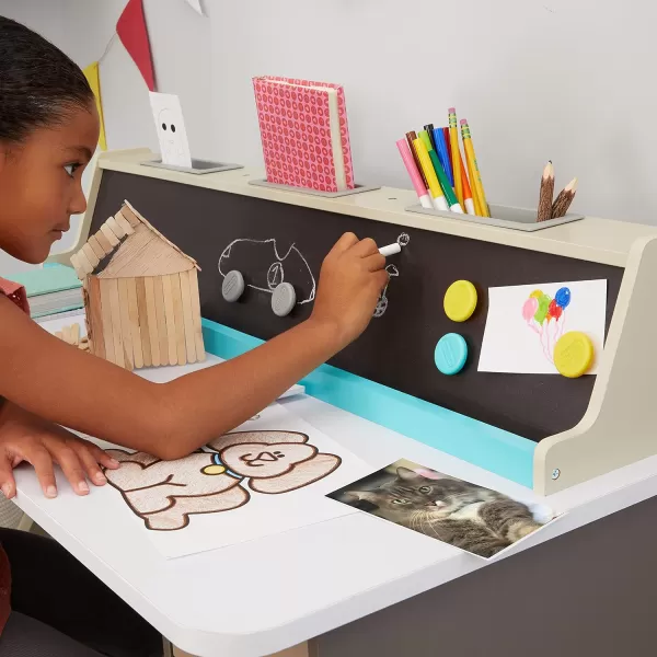 Little Tikes Chalkboard Desk with no Chair MulticoloredLittle Tikes Chalkboard Desk with no Chair Multicolored