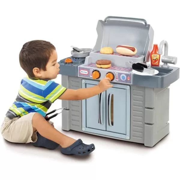 Little Tikes Cook n Grow BBQ Grill GrayLittle Tikes Cook n Grow BBQ Grill Gray