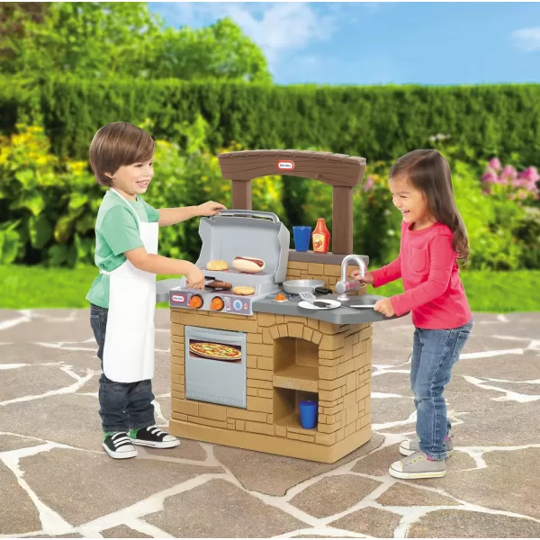 Little Tikes Cook n Play Outdoor BBQ  BrownLittle Tikes Cook n Play Outdoor BBQ  Brown