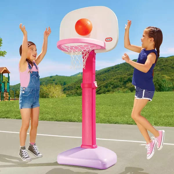 Little Tikes Easy Score Basketball Set Pink Amazon Exclusive 2200 L x 2375 W x 6100 H InchesLittle Tikes Easy Score Basketball Set Pink Amazon Exclusive 2200 L x 2375 W x 6100 H Inches