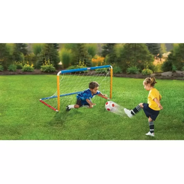 Little Tikes Easy Score Soccer Set Game Outdoor Toys for Backyard Fun Summer Play  Goal with Net Ball and Pump Included  Lawn Activities for Kids Toddlers Boys Girls Ages 2Little Tikes Easy Score Soccer Set Game Outdoor Toys for Backyard Fun Summer Play  Goal with Net Ball and Pump Included  Lawn Activities for Kids Toddlers Boys Girls Ages 2