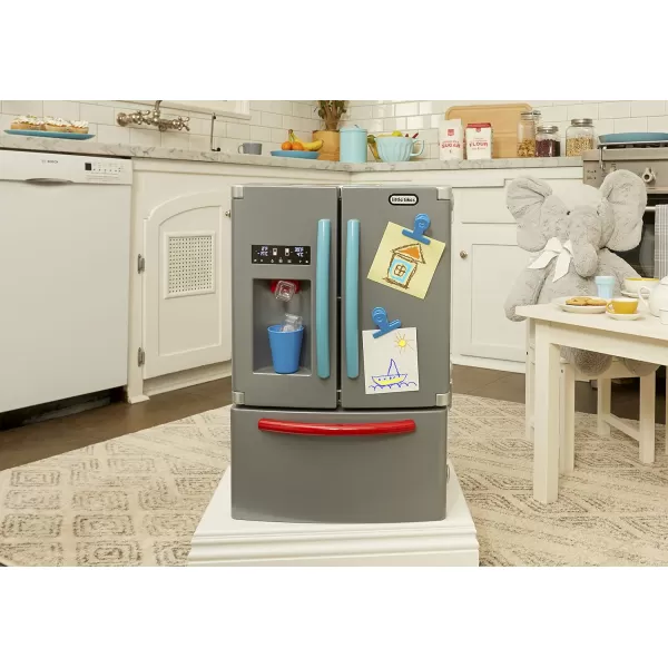 Little Tikes First Fridge Refrigerator with Ice Dispenser Pretend Play Appliance for Kids Play Kitchen Set with Playset Accessories Unique Toy MultiColor 158 Wide x 115 deep x 23 TallLittle Tikes First Fridge Refrigerator with Ice Dispenser Pretend Play Appliance for Kids Play Kitchen Set with Playset Accessories Unique Toy MultiColor 158 Wide x 115 deep x 23 Tall