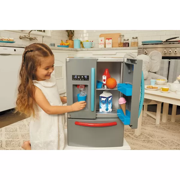 Little Tikes First Fridge Refrigerator with Ice Dispenser Pretend Play Appliance for Kids Play Kitchen Set with Playset Accessories Unique Toy MultiColor 158 Wide x 115 deep x 23 TallLittle Tikes First Fridge Refrigerator with Ice Dispenser Pretend Play Appliance for Kids Play Kitchen Set with Playset Accessories Unique Toy MultiColor 158 Wide x 115 deep x 23 Tall