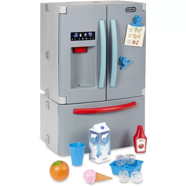 Little Tikes First Fridge Refrigerator with Ice Dispenser Pretend Play Appliance for Kids Play Kitchen Set with Playset Accessories Unique Toy MultiColor 158 Wide x 115 deep x 23 TallLittle Tikes First Fridge Refrigerator with Ice Dispenser Pretend Play Appliance for Kids Play Kitchen Set with Playset Accessories Unique Toy MultiColor 158 Wide x 115 deep x 23 Tall