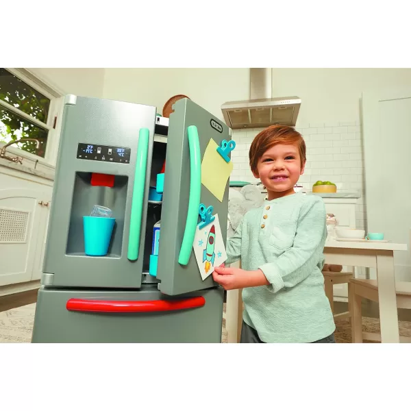 Little Tikes First Fridge Refrigerator with Ice Dispenser Pretend Play Appliance for Kids Play Kitchen Set with Playset Accessories Unique Toy MultiColor 158 Wide x 115 deep x 23 TallLittle Tikes First Fridge Refrigerator with Ice Dispenser Pretend Play Appliance for Kids Play Kitchen Set with Playset Accessories Unique Toy MultiColor 158 Wide x 115 deep x 23 Tall