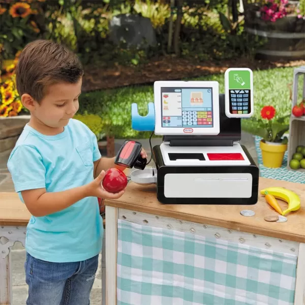 Little Tikes First SelfCheckout Stand Realistic Cash Register Pretend Play Toy for Kids  WhiteLittle Tikes First SelfCheckout Stand Realistic Cash Register Pretend Play Toy for Kids  White