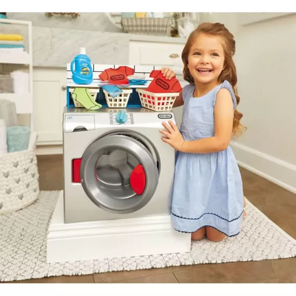 Little Tikes First Washer Dryer  Realistic Pretend Play Appliance for Kids Interactive Toy Washing Machine with 11 Laundry Accessories Unique Toy Ages 2Little Tikes First Washer Dryer  Realistic Pretend Play Appliance for Kids Interactive Toy Washing Machine with 11 Laundry Accessories Unique Toy Ages 2