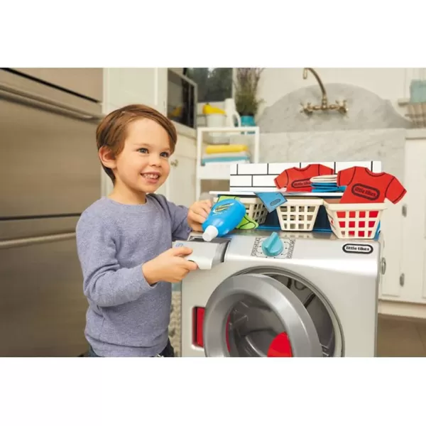 Little Tikes First Washer Dryer  Realistic Pretend Play Appliance for Kids Interactive Toy Washing Machine with 11 Laundry Accessories Unique Toy Ages 2Little Tikes First Washer Dryer  Realistic Pretend Play Appliance for Kids Interactive Toy Washing Machine with 11 Laundry Accessories Unique Toy Ages 2