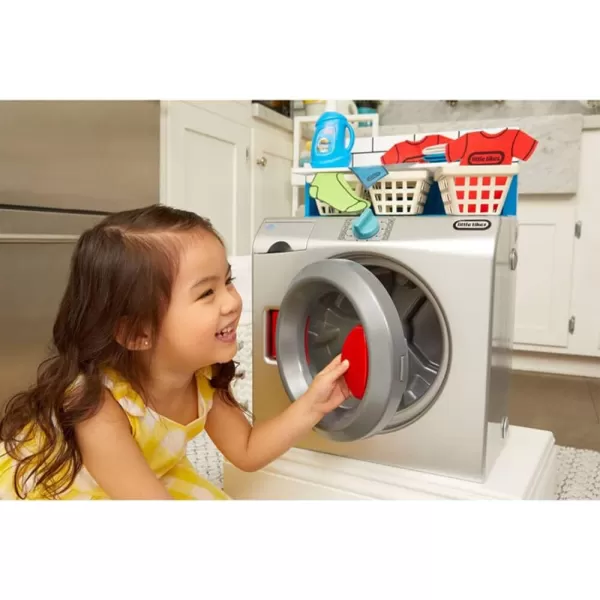 Little Tikes First Washer Dryer  Realistic Pretend Play Appliance for Kids Interactive Toy Washing Machine with 11 Laundry Accessories Unique Toy Ages 2Little Tikes First Washer Dryer  Realistic Pretend Play Appliance for Kids Interactive Toy Washing Machine with 11 Laundry Accessories Unique Toy Ages 2