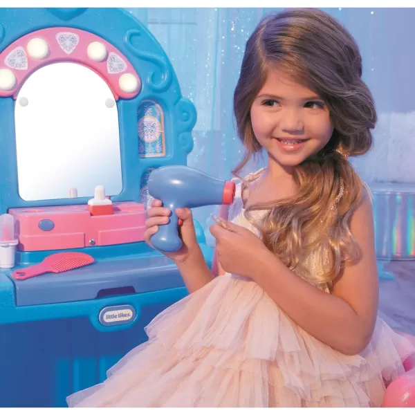 Little Tikes Ice Princess Magic Mirror  Roleplay Vanity with Lights Sounds amp Pretend Beauty Accessories Multicolor 24 months  5 yearsLittle Tikes Ice Princess Magic Mirror  Roleplay Vanity with Lights Sounds amp Pretend Beauty Accessories Multicolor 24 months  5 years