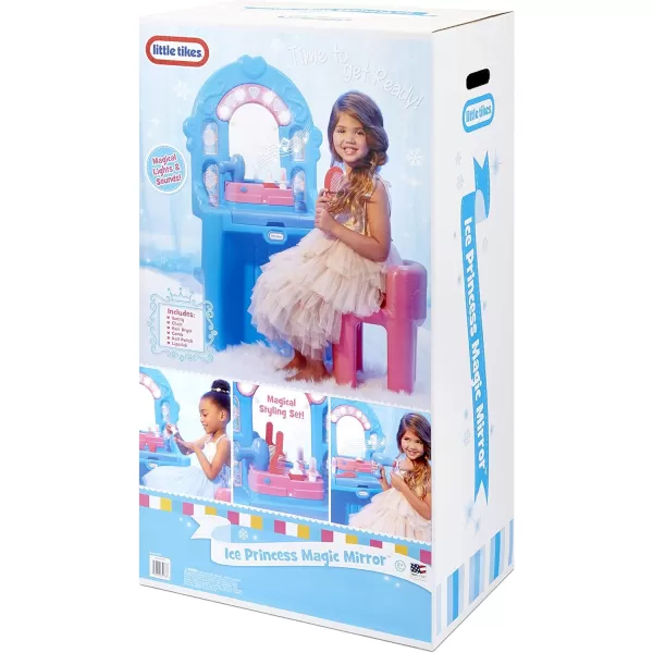 Little Tikes Ice Princess Magic Mirror  Roleplay Vanity with Lights Sounds amp Pretend Beauty Accessories Multicolor 24 months  5 yearsLittle Tikes Ice Princess Magic Mirror  Roleplay Vanity with Lights Sounds amp Pretend Beauty Accessories Multicolor 24 months  5 years