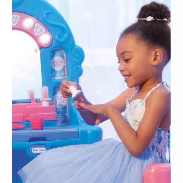 Little Tikes Ice Princess Magic Mirror  Roleplay Vanity with Lights Sounds amp Pretend Beauty Accessories Multicolor 24 months  5 yearsLittle Tikes Ice Princess Magic Mirror  Roleplay Vanity with Lights Sounds amp Pretend Beauty Accessories Multicolor 24 months  5 years