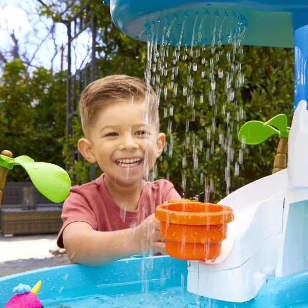 Little Tikes Kids Waterfall Island Water Activity Play Table Set with Accessories Outdoor for Boys and Girls Ages 25 YearsPlay Table Set