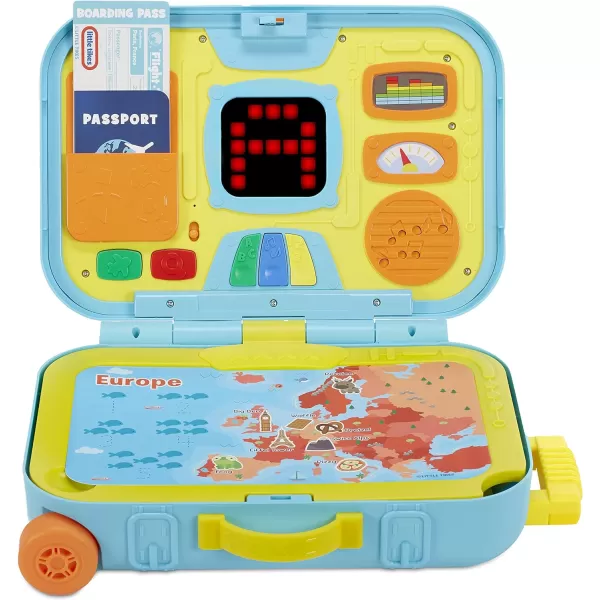 Little Tikes Learning Activity Suitcase Roll and Go Interactive LCD Screen wMusic Songs Sounds Travel Phrases Learn Letters Numbers Shapes Gift for Preschool Kids Toys for Boys Girls Ages 3 4 5Little Tikes Learning Activity Suitcase Roll and Go Interactive LCD Screen wMusic Songs Sounds Travel Phrases Learn Letters Numbers Shapes Gift for Preschool Kids Toys for Boys Girls Ages 3 4 5