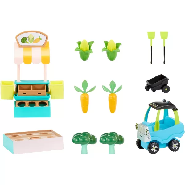 Little Tikes Lets Go Cozy Coupe Farmers Market Playset with Push and Play Vehicle for Tabletop or Floor Car Fun for Toddlers Boys Girls 3 YearsLittle Tikes Lets Go Cozy Coupe Farmers Market Playset with Push and Play Vehicle for Tabletop or Floor Car Fun for Toddlers Boys Girls 3 Years